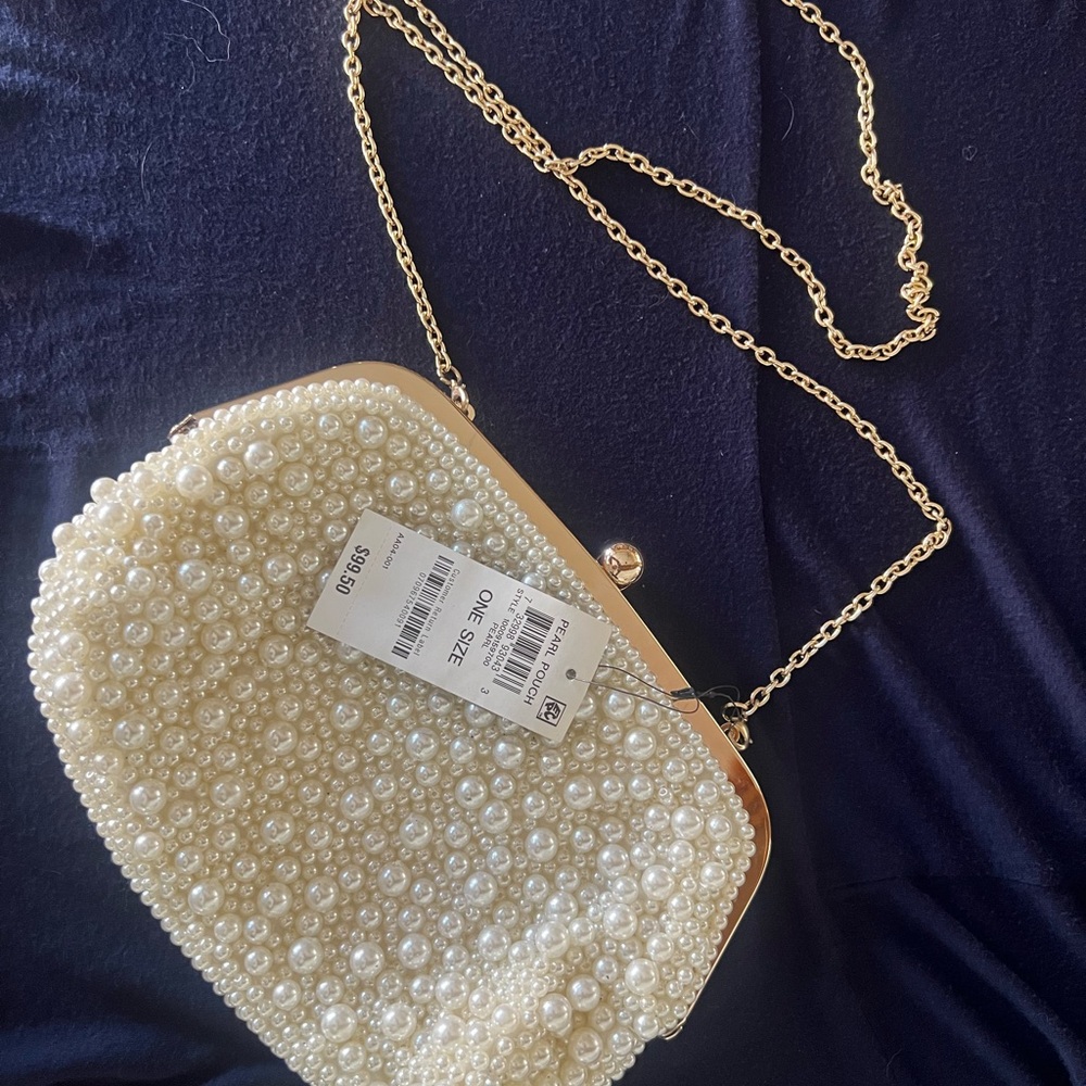 INC pearl handbag